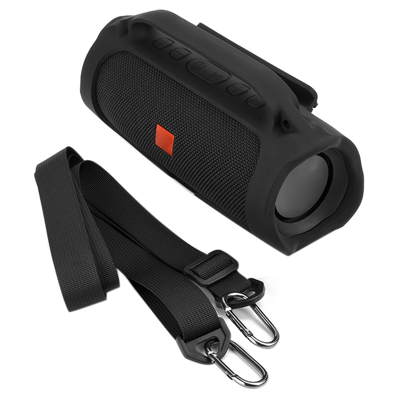 TXESIGN For JBL Charge3 Soft Silicone Case Protective Cover Portable Bluetooth Speaker Sleeve with Shoulder Strap TXESIGN For JBL Charge3 Soft Silicone Case Protective Cover Portable Bluetooth Speaker Sleeve with Shoulder Strap